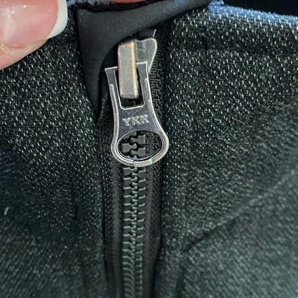 REI Mens Charcoal Gray Wool Blend Full Zip Jacket/Pockets /Adjustable Hem/ XXL - Picture 7 of 15